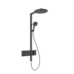 hansgrohe Raindance Alive S Komplet prysznicowy 300 1jet EcoSmart z termostatem ShowerSelect Comfort  Czarny Chrom Szczotkowany 24583340 