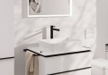 hansgrohe Finoris bateria umywalkowa wysoka 260 z kompletem odpływowym Czarny Mat 76070670