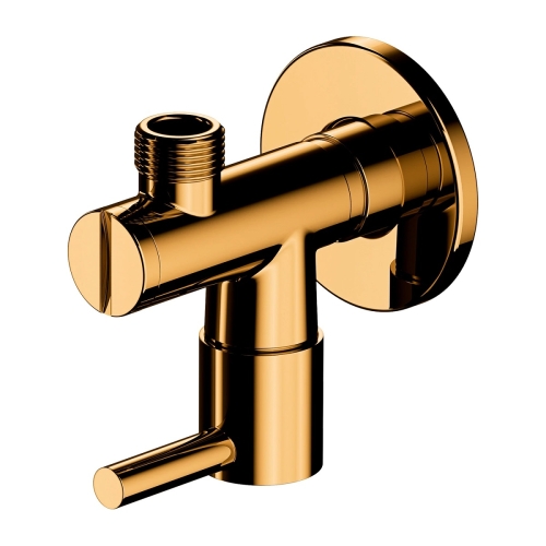 Omnires Zawór kątowy 1/2"-3/8" Złoty Połysk 8857GL