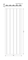 VHCT beton architektoniczny 3D PB 59 Liora 135 x 49,8 x 3,5 cm schemat