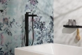 hansgrohe Zesis S bateria wannowa wolnostojąca 74445670 Czarny Matowy