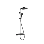 hansgrohe Activera S Komplet prysznicowy 240 1jet EcoSmart z termostatem ShowerTablet Select 360 Varia 28638670 Czarny Mat