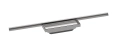 hansgrohe RainDrain Minimalistic element zewnętrzny odpływu 700 , montaż przyścienny Stal szlachetna 56219000