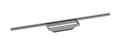 hansgrohe RainDrain Minimalistic element zewnętrzny odpływu 800 , montaż przyścienny Stal szlachetna 56220000