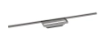 hansgrohe RainDrain Minimalistic element zewnętrzny odpływu 900 , montaż przyścienny Stal szlachetna 56221000