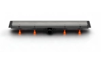 JomoTech Exclusive 40  Flis odpływ liniowy 65 cm Stal Szczotkowana odwracany ruszt  175-30650400-32