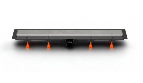 JomoTech Exclusive 40 Flis odpływ liniowy 65 cm Stal Szczotkowana odwracany ruszt -30650400-32