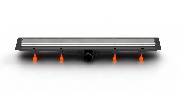 JomoTech Exclusive 40  Flis odpływ liniowy 75 cm Stal Szczotkowana odwracany ruszt 175-30750400-32