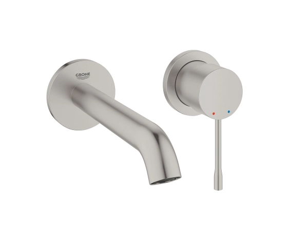 Grohe Essence bateria umywalkowa do montażu podtynkowego element zewnętrzny  29192DC1 Stal Szczotkowana