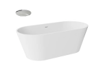 Besco Deeva wolnostojąca wanna akrylowa 170x80 cm + korek wannowy Chrom + dostawa gratis ! 