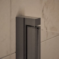 Parawan Nawannowy 2-Panelowy Składany Jeziorak 100 cm Grafit Szczotkowany SPW-002-100GSZ profil