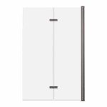 Parawan Nawannowy 2-Panelowy Składany Jeziorak 120 cm Grafit Szczotkowany  SPW-002-120GSZ  