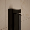 Parawan Nawannowy 2-Panelowy Składany Jeziorak 100 cm Czarny SPW-002-100CZ profil