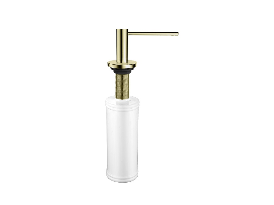 Dozownik okrągły Inox w kolorze Złoto Szampańskie Blue Water
