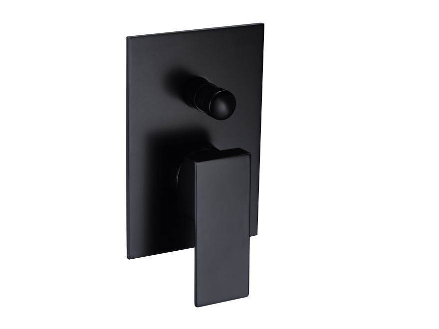 Blue Water TORONTO CZARNY MAT  bateria podtynkowa z przełącznikiem TOR-BPD.220