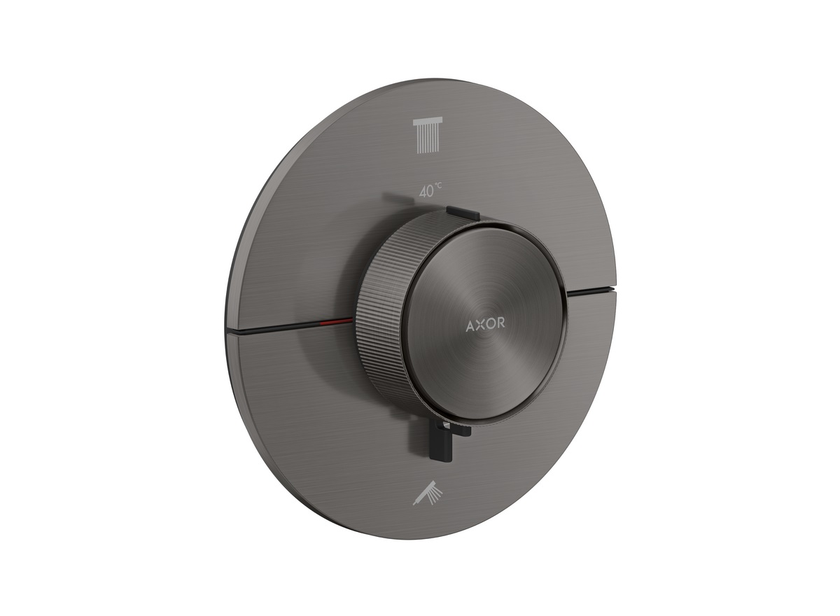 Bateria termostatyczna AXOR ShowerSelect ID czarny chrom szczotkowany 36750340
