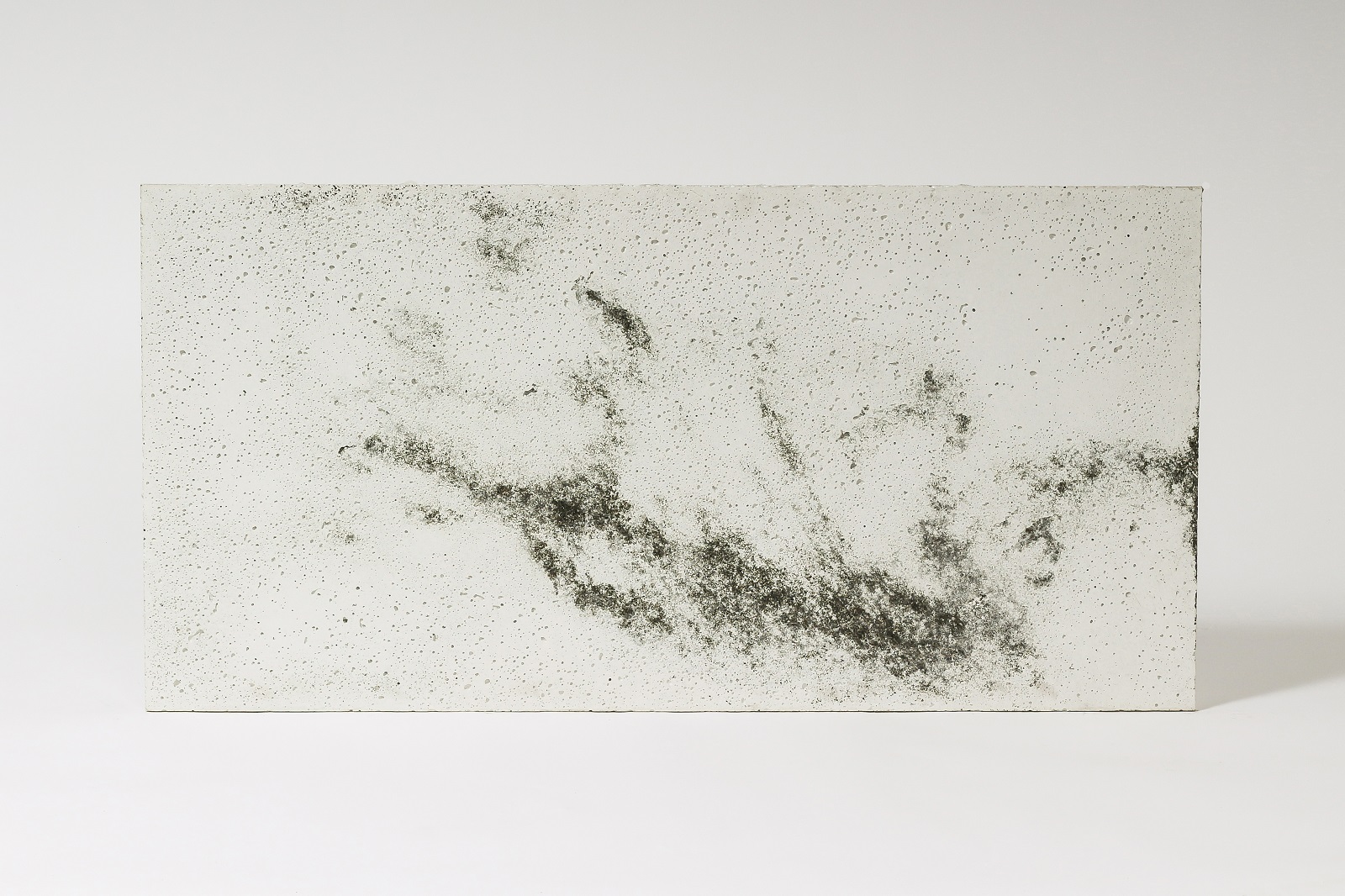 Płyta betonowa o wymiarze 100 x 50 x 1 cm porowata kolor biały z kruszywem Black