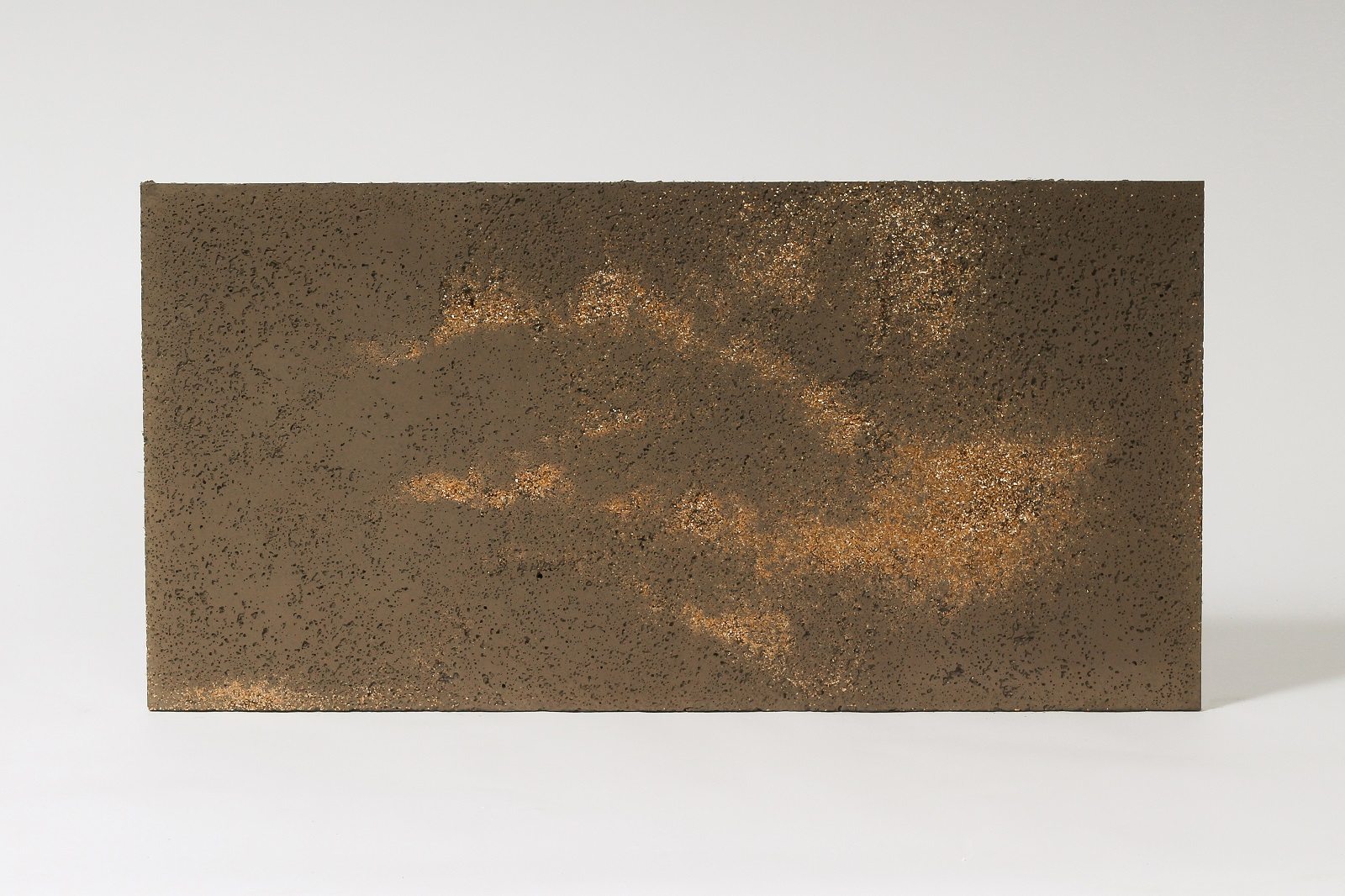 płyta betonowa ultra lekka 100x50x1 cm płyta betonowa ultra lekka 100x50x1 cm porowata Brąz z kruszywem Gold - beton architektonicznyporowata Brąz - beton architektoniczny