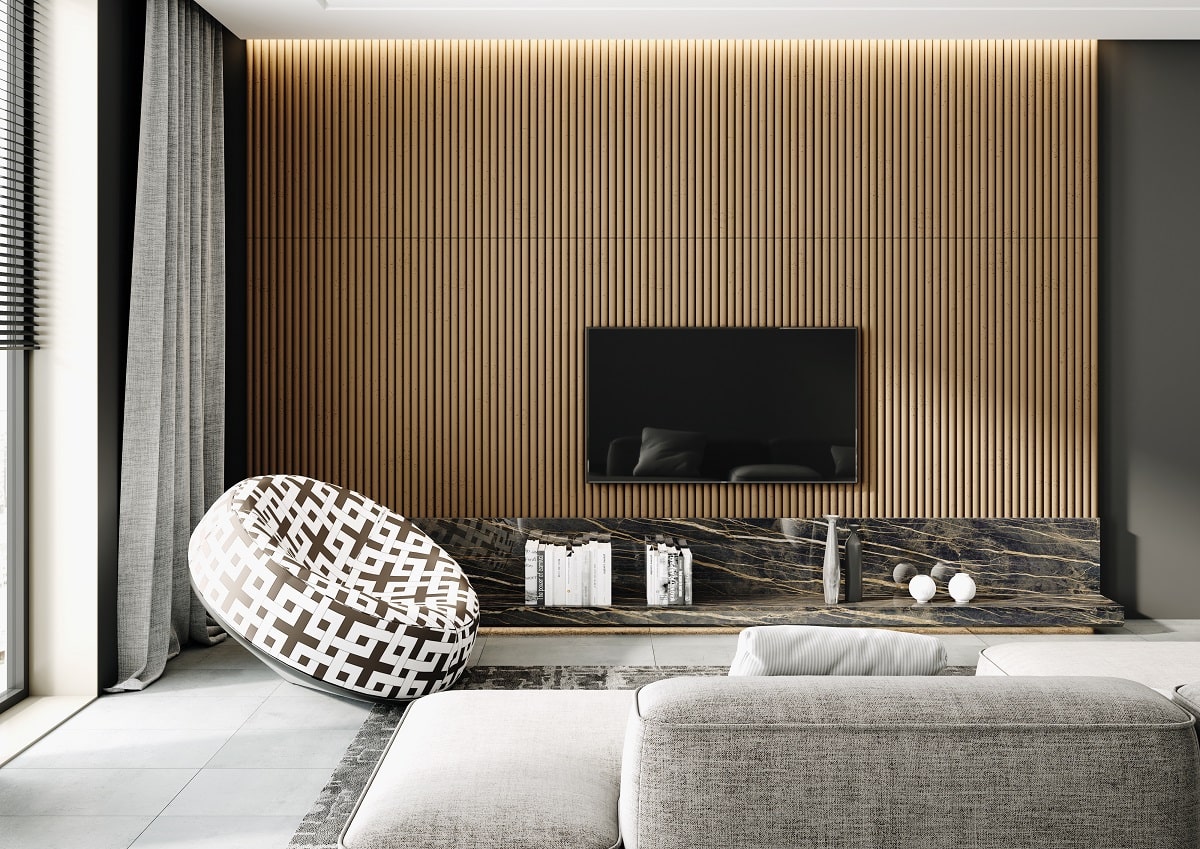 VHCT beton architektoniczny panel 3D PB 57 Loren 135 x 45,6 x 3 cm