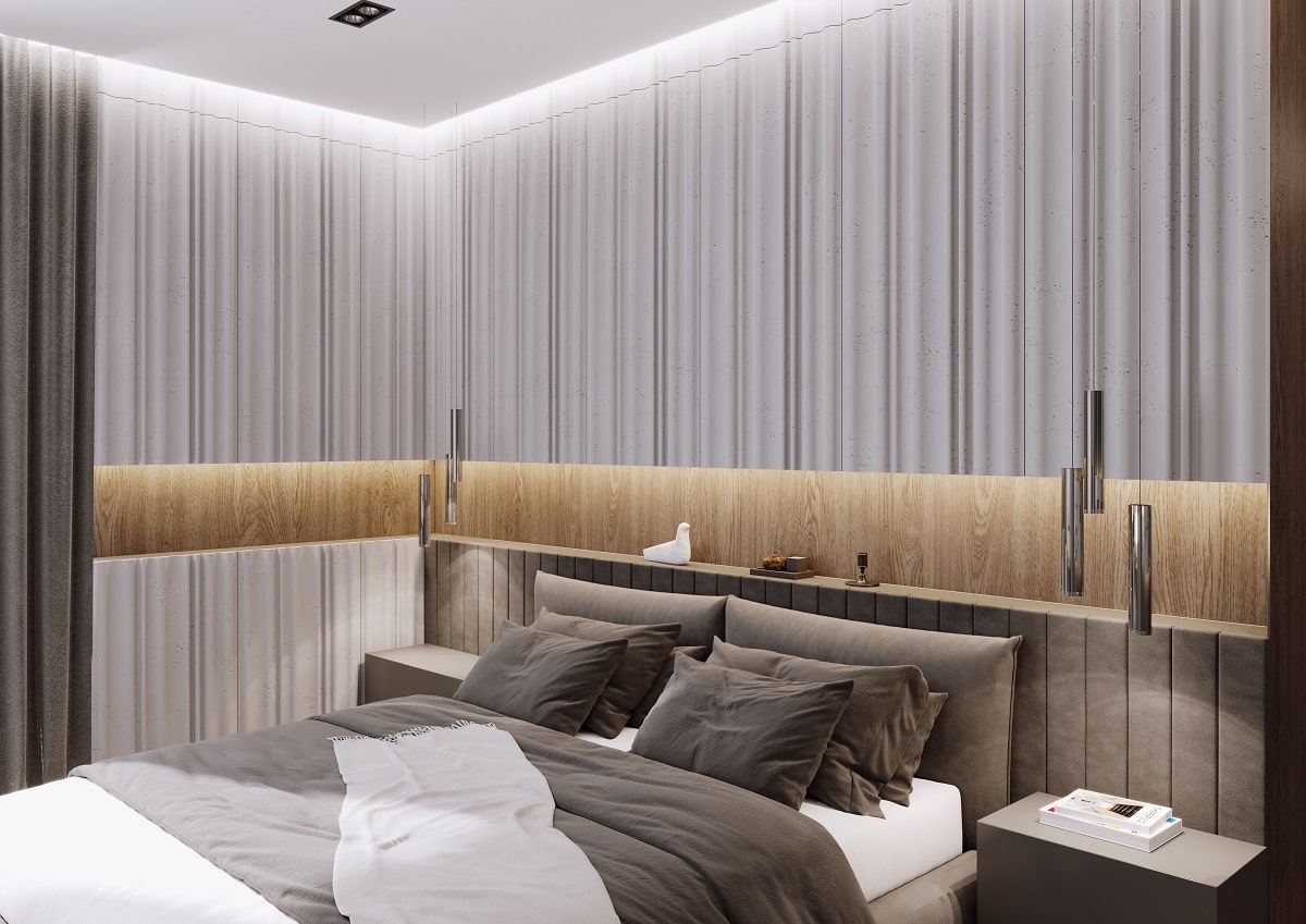 VHCT beton architektoniczny panel 3D PB 58 Rift 135 x 56 x 3,4 cm