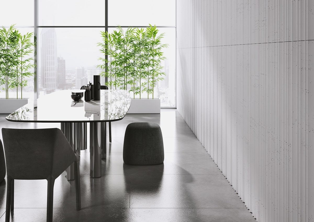 VHCT beton architektoniczny panel 3D PB 56 Pulse 135 x 42,7 x 3,5 cm