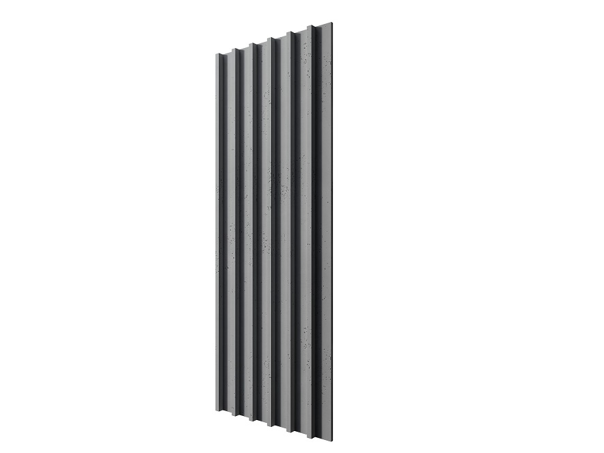 VHCT beton architektoniczny lamele 3D PB 40 Vertic 135 x 51,2x 3 cm