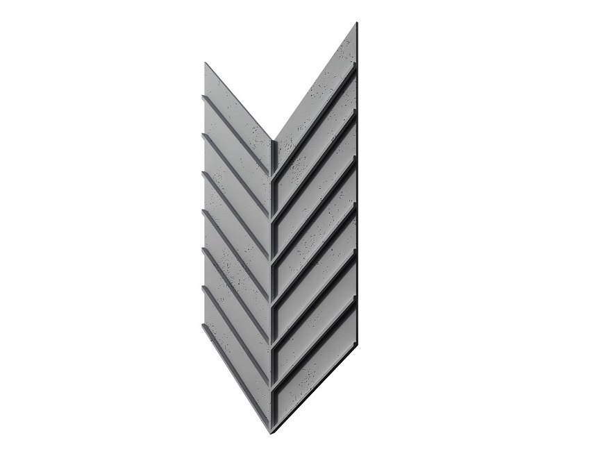 VHCT beton architektoniczny panel 3D PB 45 Ornato 118,8 x 60 x 2,5 cm