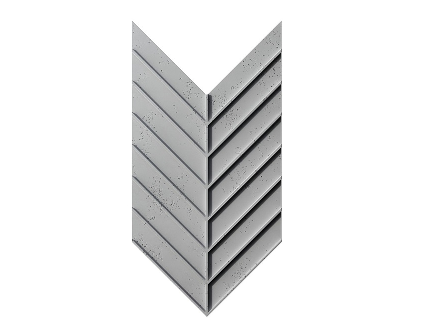 VHCT beton architektoniczny panel 3D PB 45 Ornato 118,8 x 60 x 2,5 cm