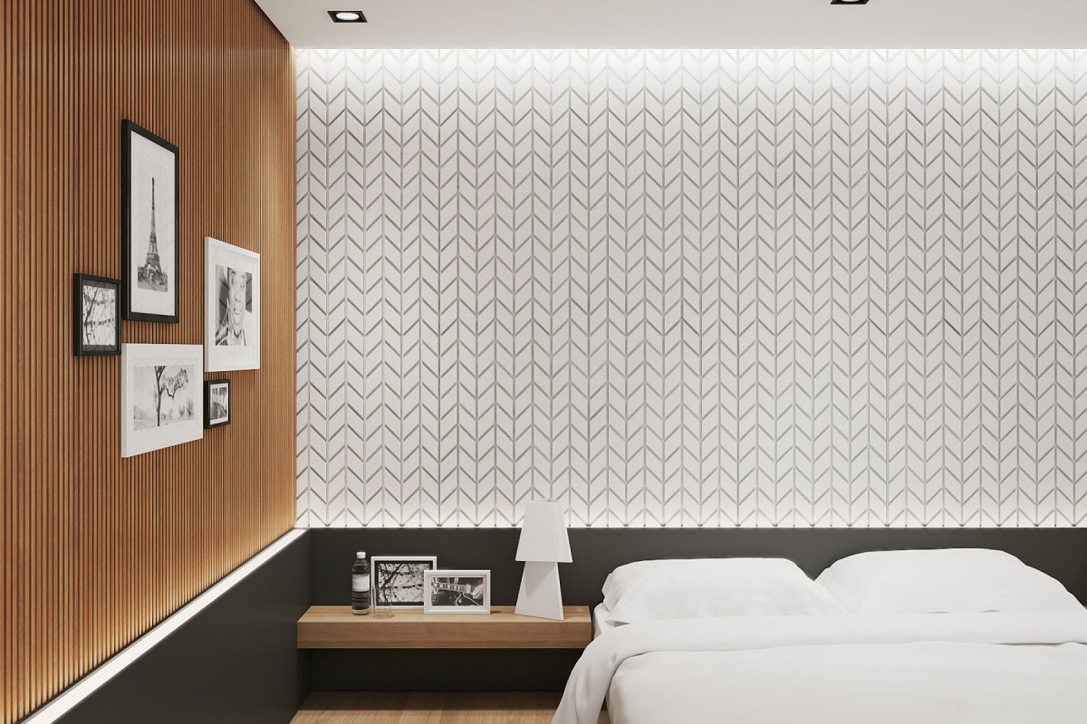 VHCT beton architektoniczny panel 3D PB 48 Vinea Mini 93,5 x 60 x 2,5 cm
