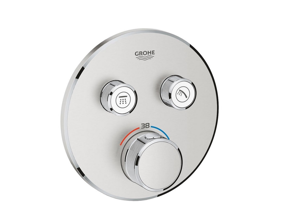 Panel termostatyczny Grohe Grohtherm SmartControl stal szczotkowana 29119DC0