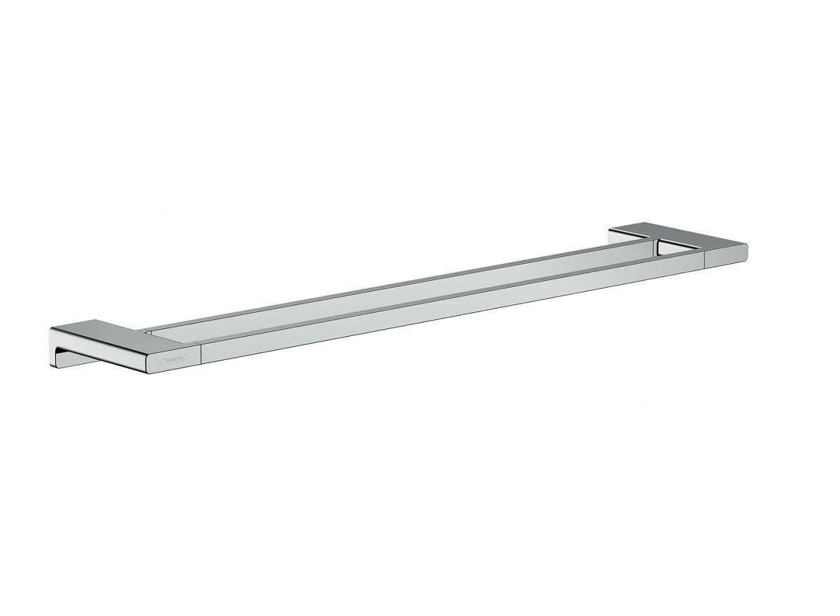 hansgrohe AddStoris Q wieszak na ręcznik kąpielowy podwójny Chrom Połysk 41743000