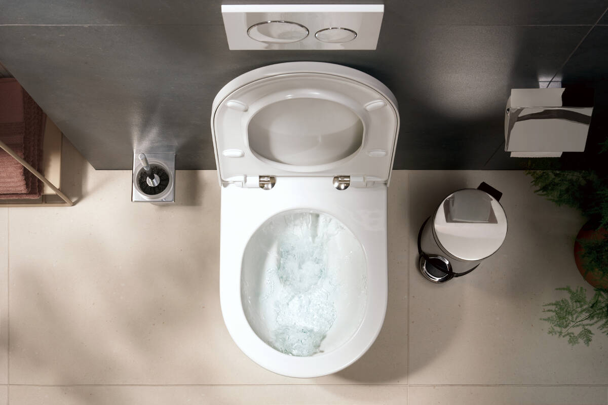 hansgrohe EluPura S Miska wisząca WC bezkołnierzowa AquaFall Flush z deską WC Original S SoftClose