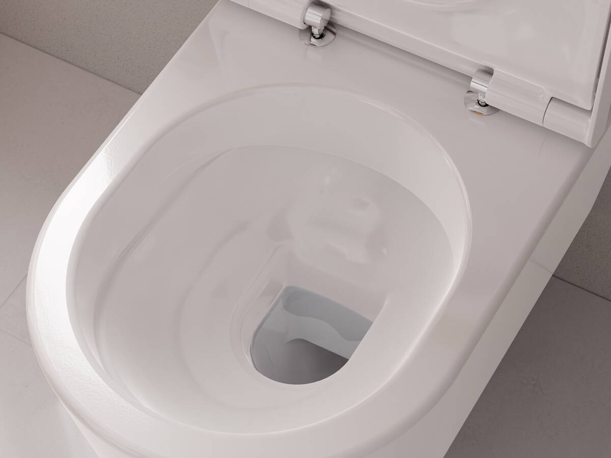EluPura S zestaw miska wisząca WC 540 bezkołnierzowa AquaFall Flush