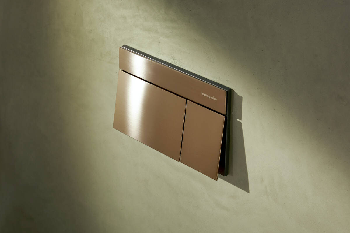 hansgrohe iFrame Element E Przycisk spłukujący Brąz Szczotkowany 66003140