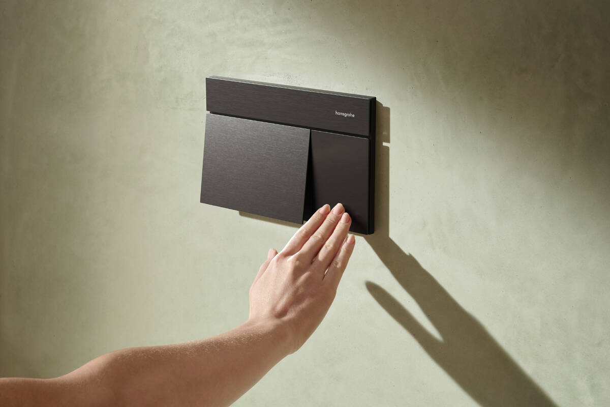 hansgrohe iFrame Element E Przycisk spłukujący Brąz Szczotkowany 66003140