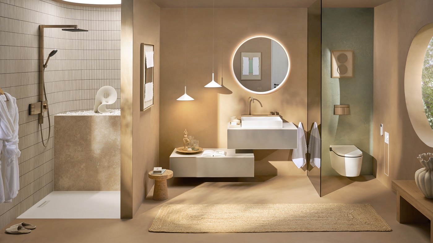 hansgrohe EluPura S zestaw miska wisząca WC 540 bezkołnierzowa AquaFall Flush z deską wolnoopadającą Original S