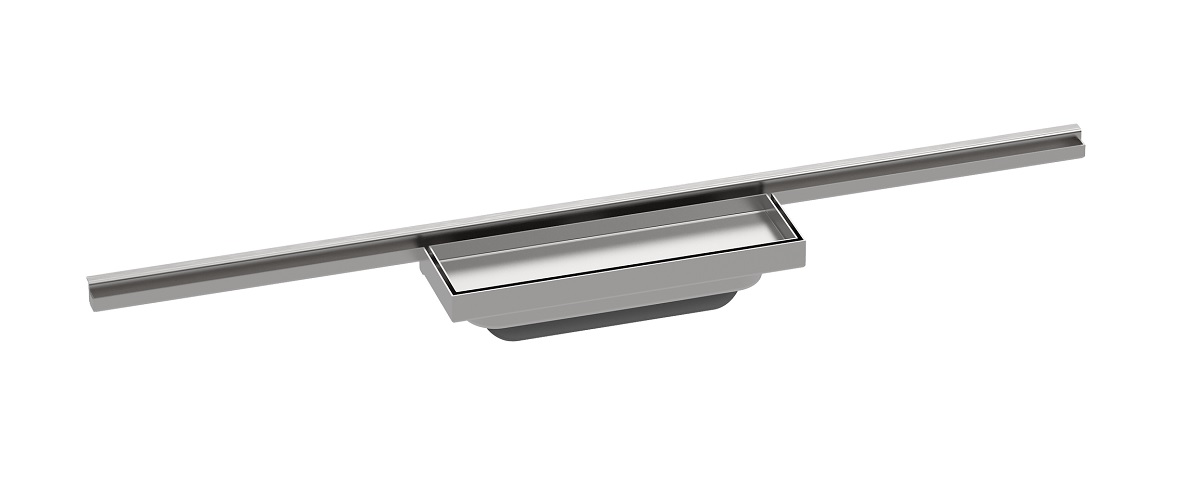 hansgrohe RainDrain Minimalistic element zewnętrzny odpływu 700 , montaż przyścienny Stal szlachetna 56219000