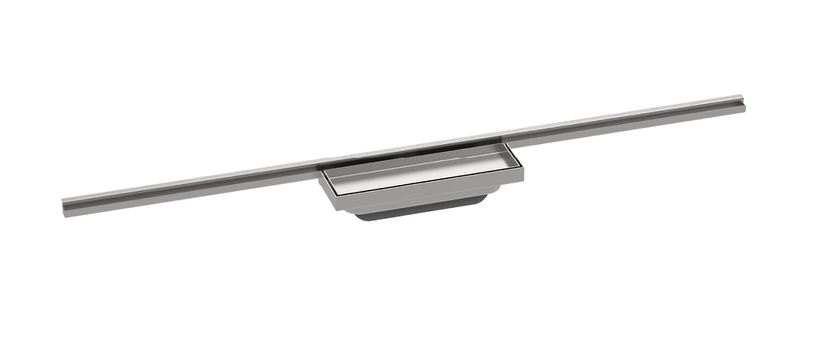 hansgrohe RainDrain Minimalistic element zewnętrzny odpływu 900 , montaż przyścienny Stal szlachetna 56221000
