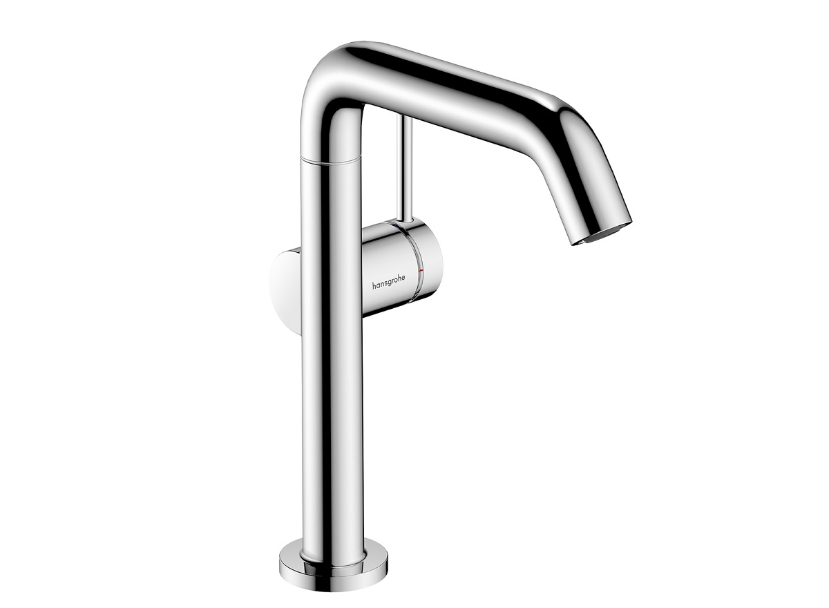 hansgrohe Tecturis S 210 Fine bateria umywalkowa CoolStart EcoSmart+ z obrotową wylewką i kompletem odpływowym 73360000 Chrom Połysk