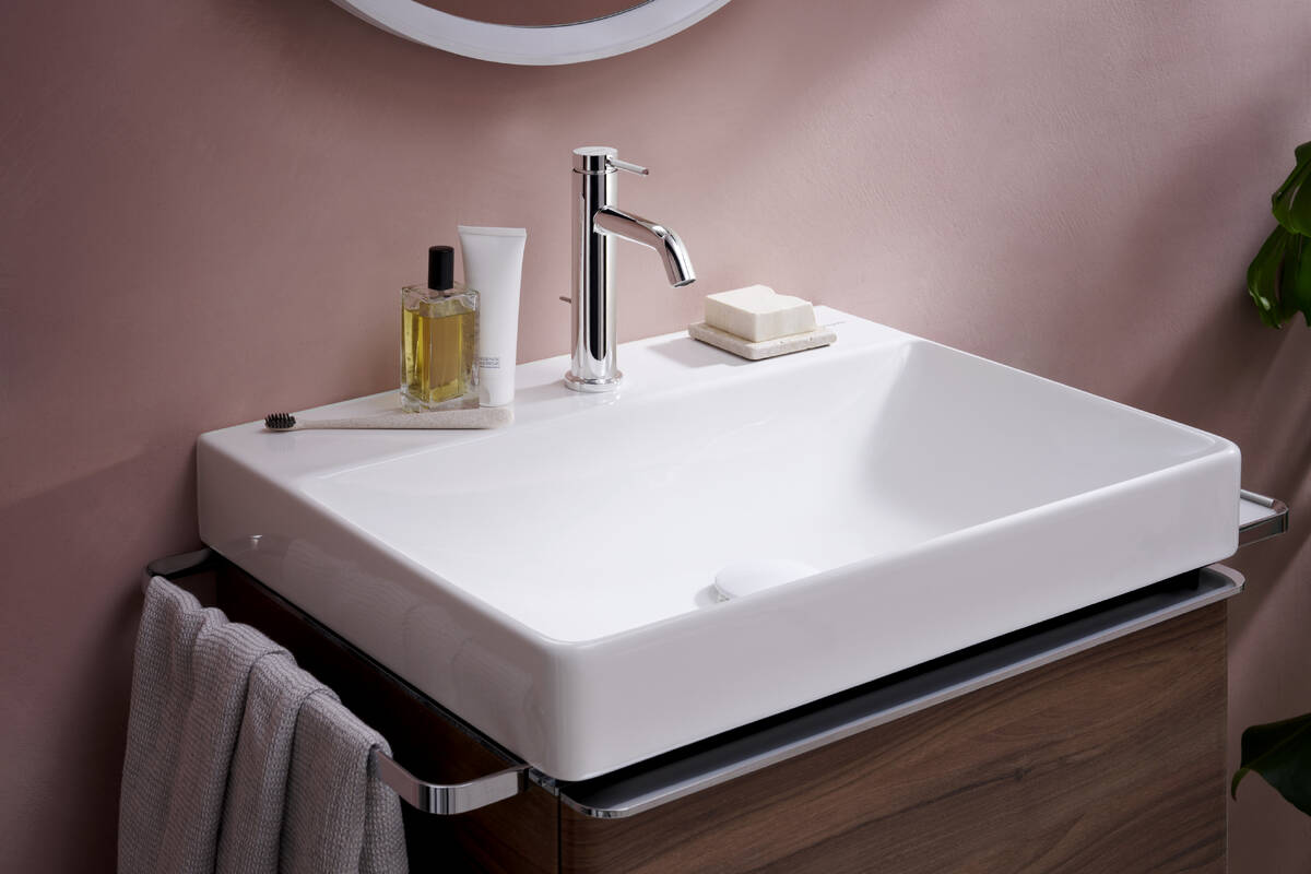 hansgrohe Tecturis S  110  bateria umywalkowa  CoolStart EcoSmart+ z kompletem odpływowym 73314000 Chrom Połysk