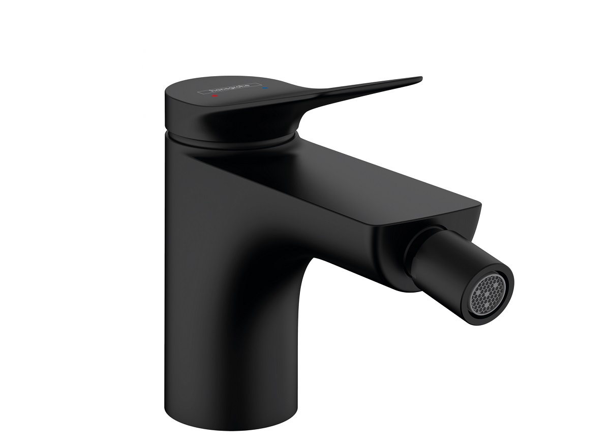hansgrohe  Vivenis bateria bidetowa z kompletem odpływowym czarny mat 75200670