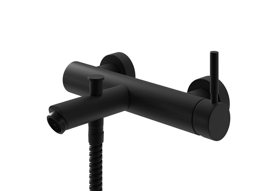 KOHLMAN Roxin Black bateria wannowo-prysznicowa czarny mat QW110RB