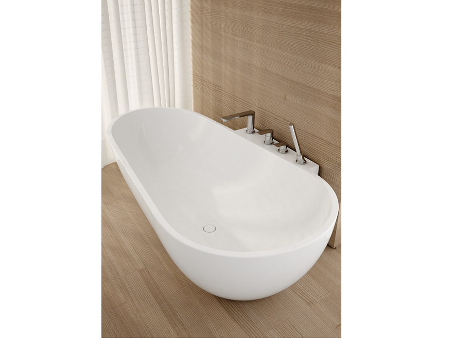 KOHLMAN Texen 4-otworowa bateria wannowa stojąca QW244T