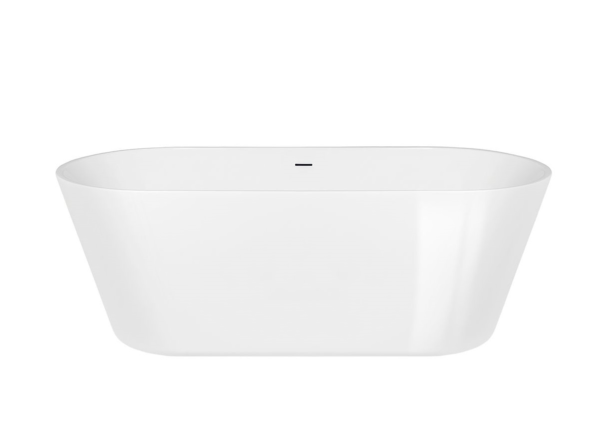 Oltens Yrsa wanna wolnostojąca 150x75 cm owalna akrylowa biała 12022000