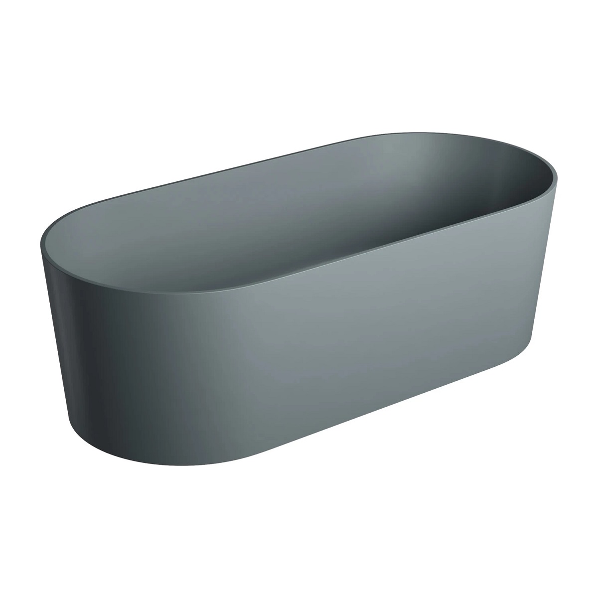 Omnires Ovo M+ Wanna wolnostojąca 160 x 75 cm Kolor Ash Gray Mat OVOWWAG