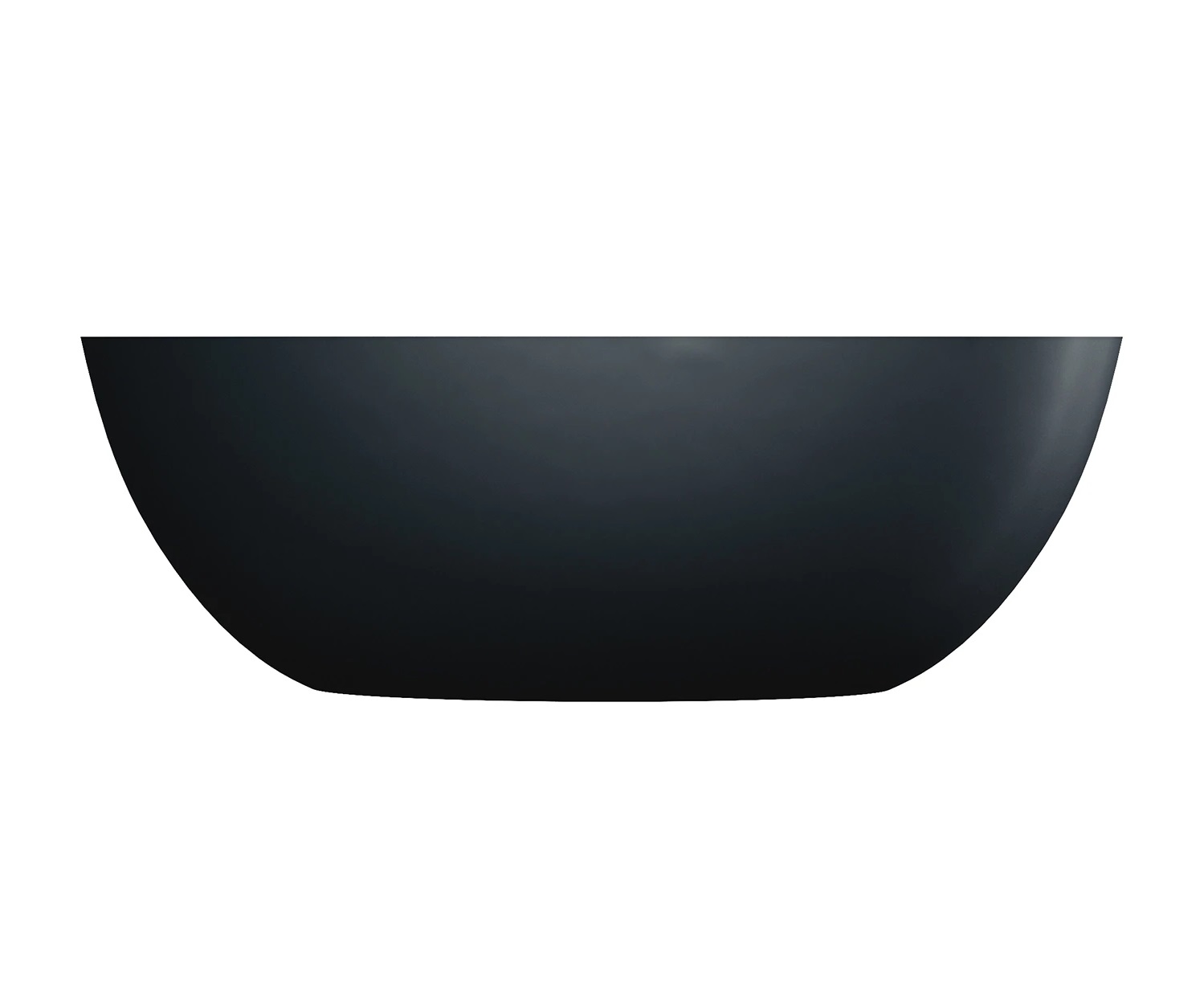 Omnires Shell M+ Wanna wolnostojąca 148 x 75 cm Kolor Black Lava Mat SHELL148WWBLV