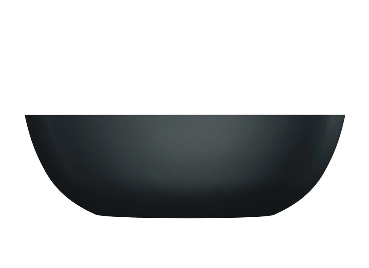 Omnires Shell M+ Wanna wolnostojąca 175 x 78 cm Kolor Black Lava Mat (BLV) SHELL175WWBLV