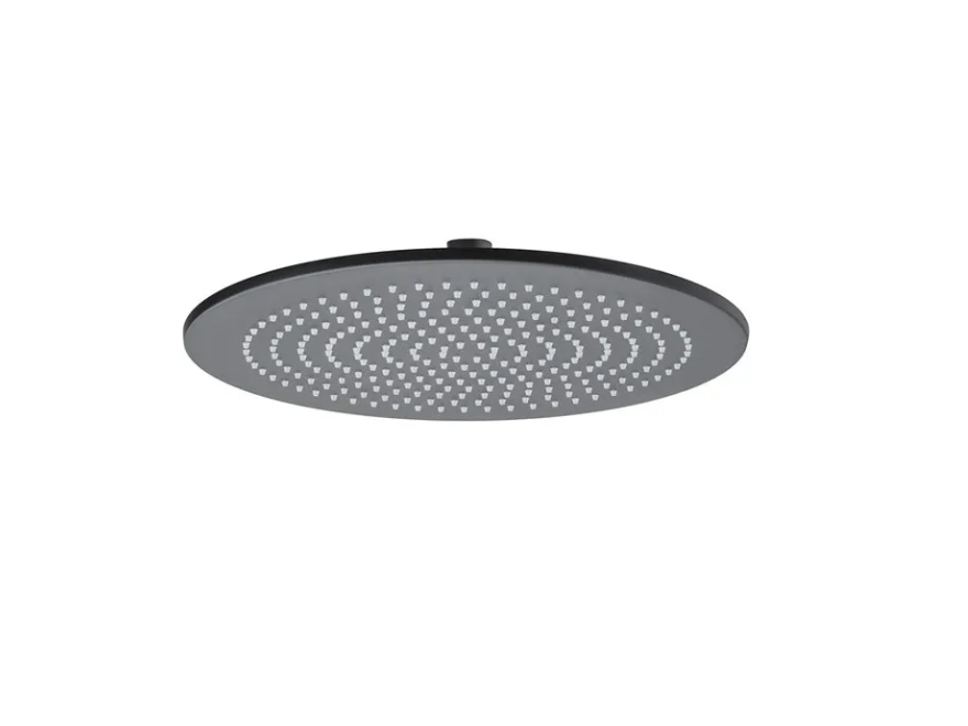 deszczownica okragła 30 cm czarny mat