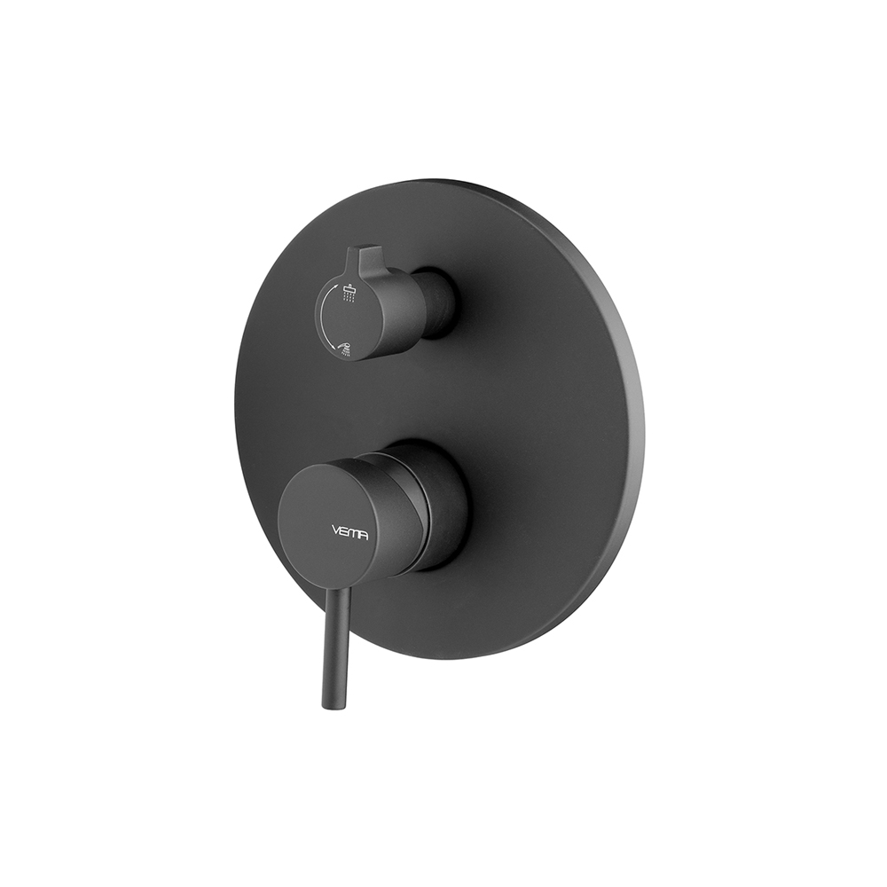 Vema Maira bateria prysznicowa 2 drożna czarny mat