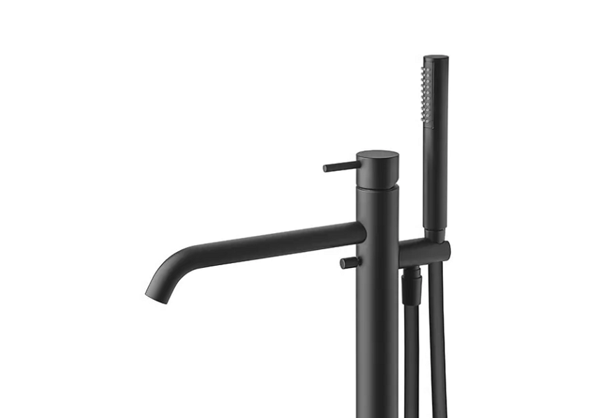 Vema Maira kompletna bateria  wannowa wolnostojaca czarny mat V27190/czar